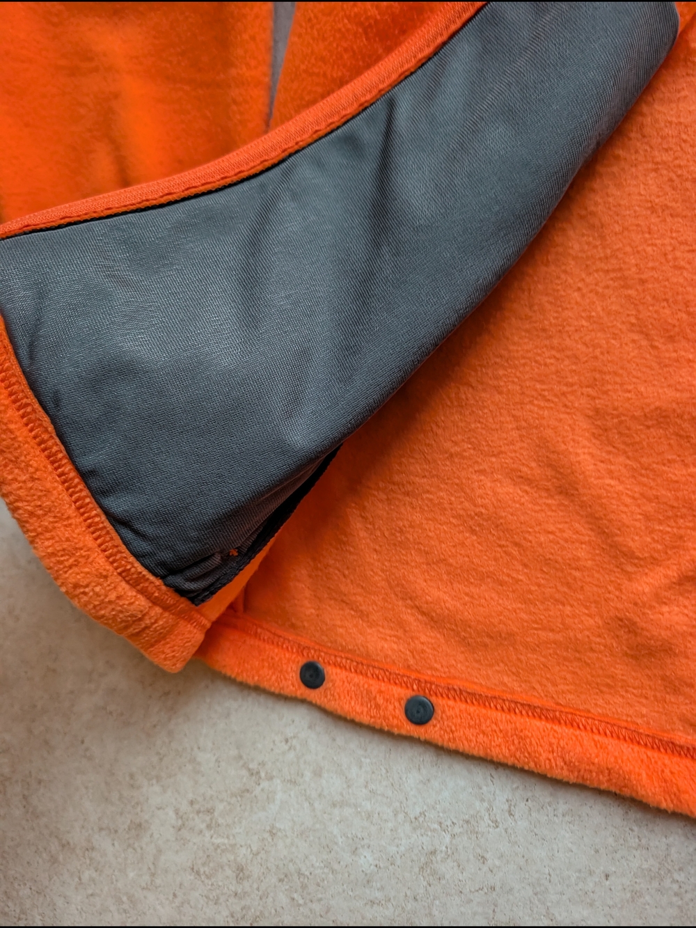 Columbia Youth Fleece Jacket Full Zip Bright Orange Size 14/16 (L/XL) - Picture 8 of 11